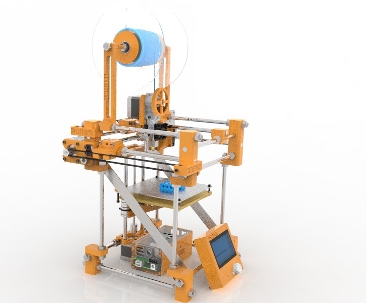 Skeleton 3D : Tiny, compact and transportable 3D printer