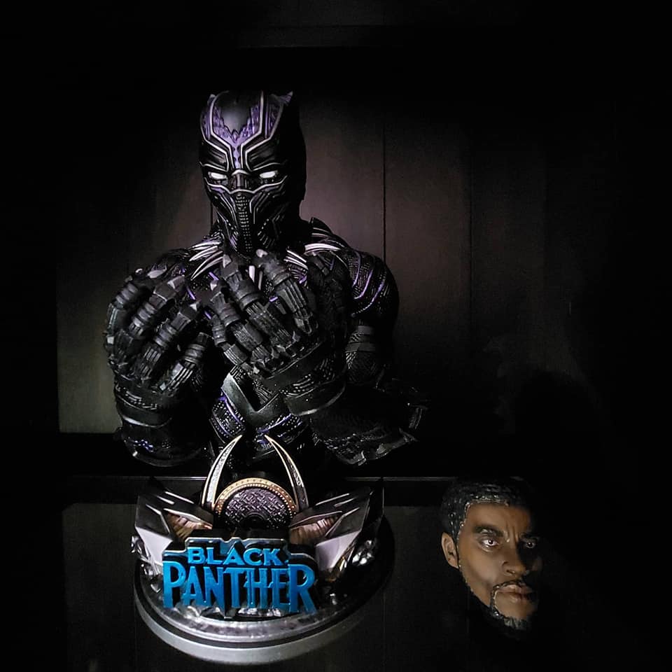 WICKED MARVEL BLACK PANTHER BUST: TESTED AND READY FOR 3D PRINTING