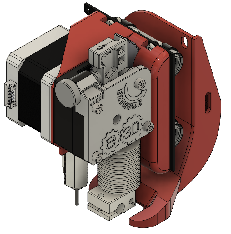 Geeetech I3 A Pro: E3D V6 + Titan + Cooling