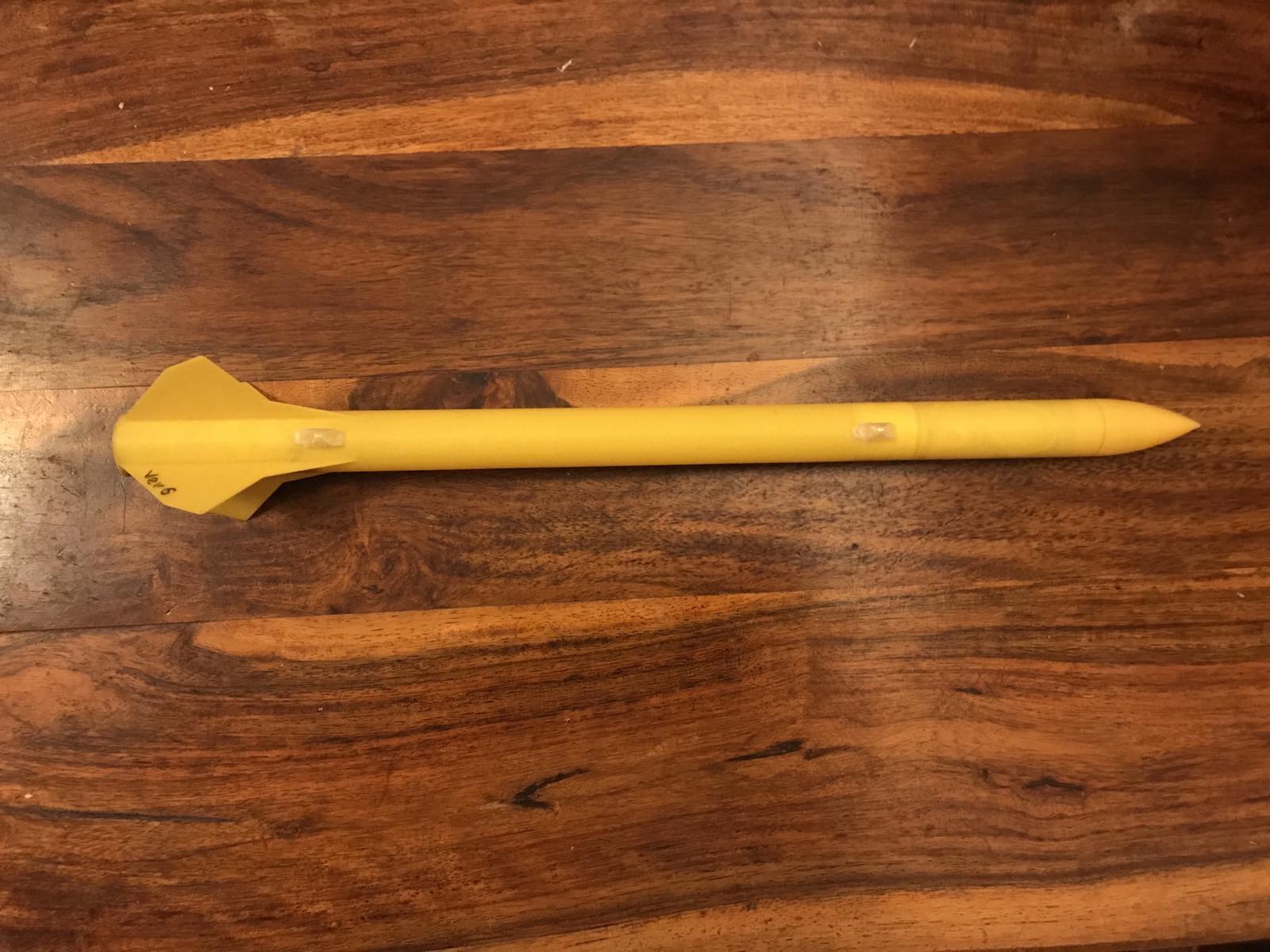 Model Rocket Jabaketa 2 Ultima, printed nearly completely in vase mode, no support, with a case