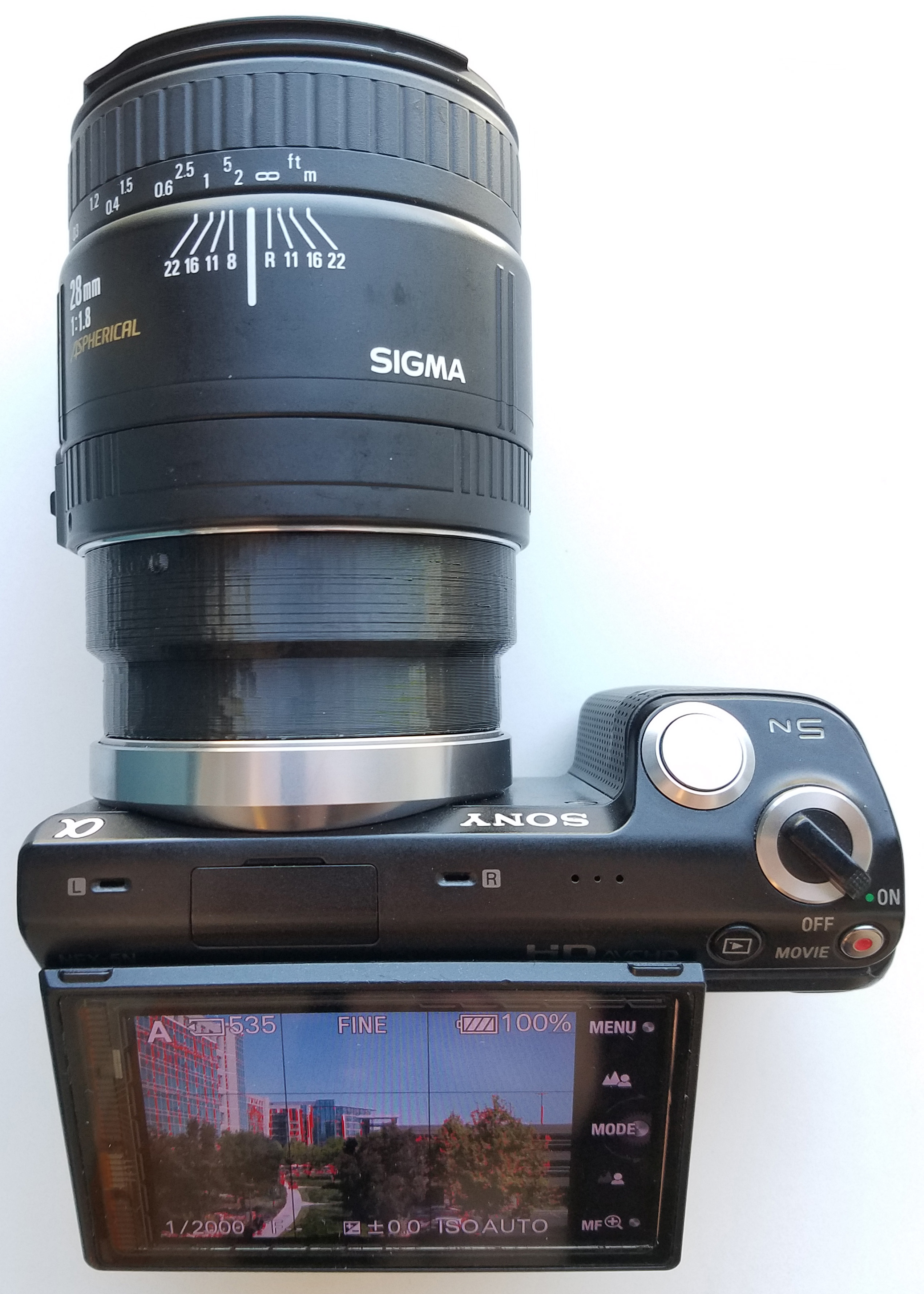 Sony E Mount to Canon EF Mount Adapter