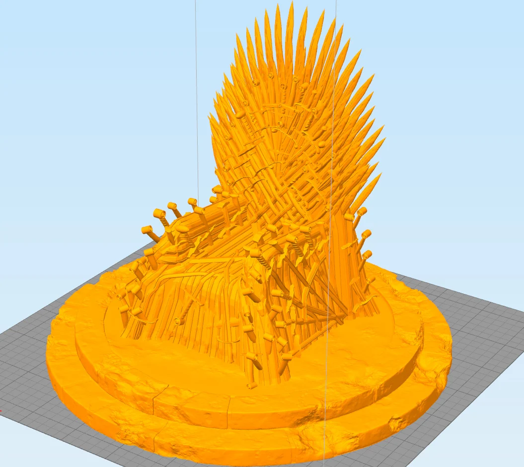 Iron Throne with another base