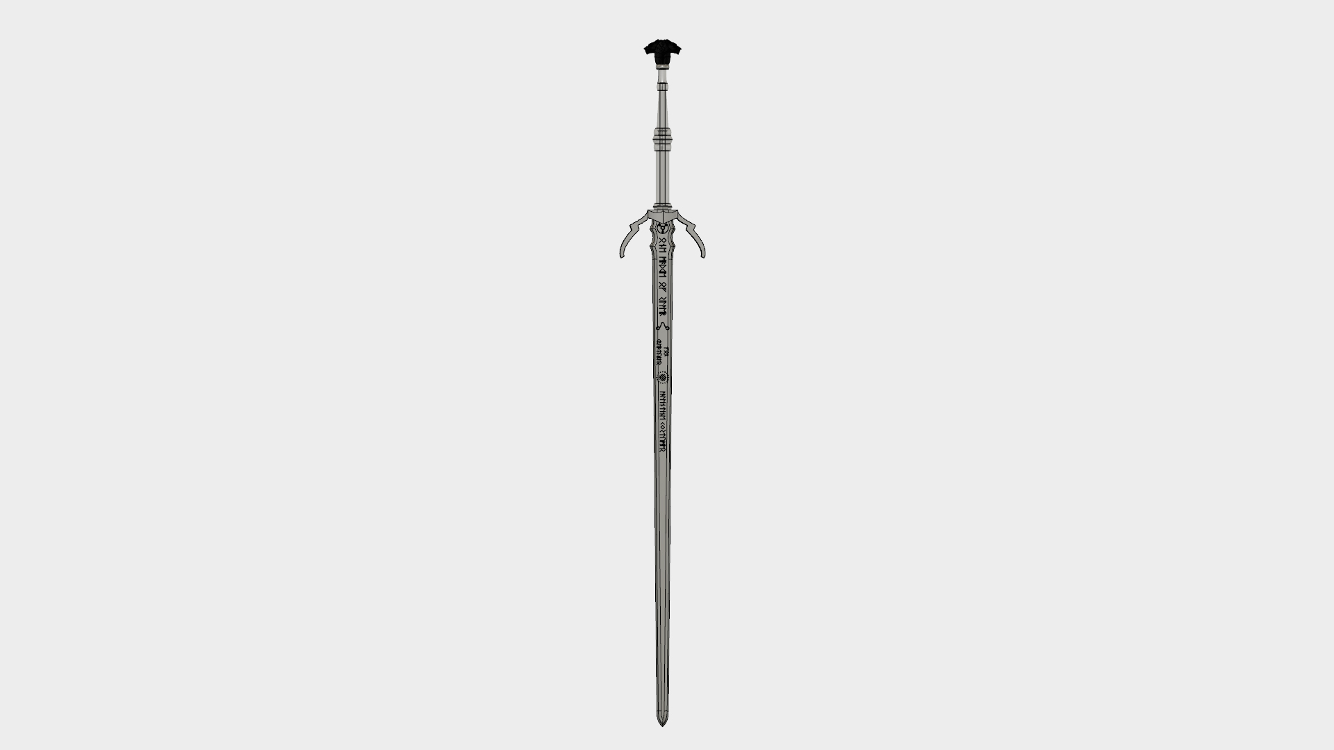 Mastercrafted Wolven Silver Sword - The Witcher
