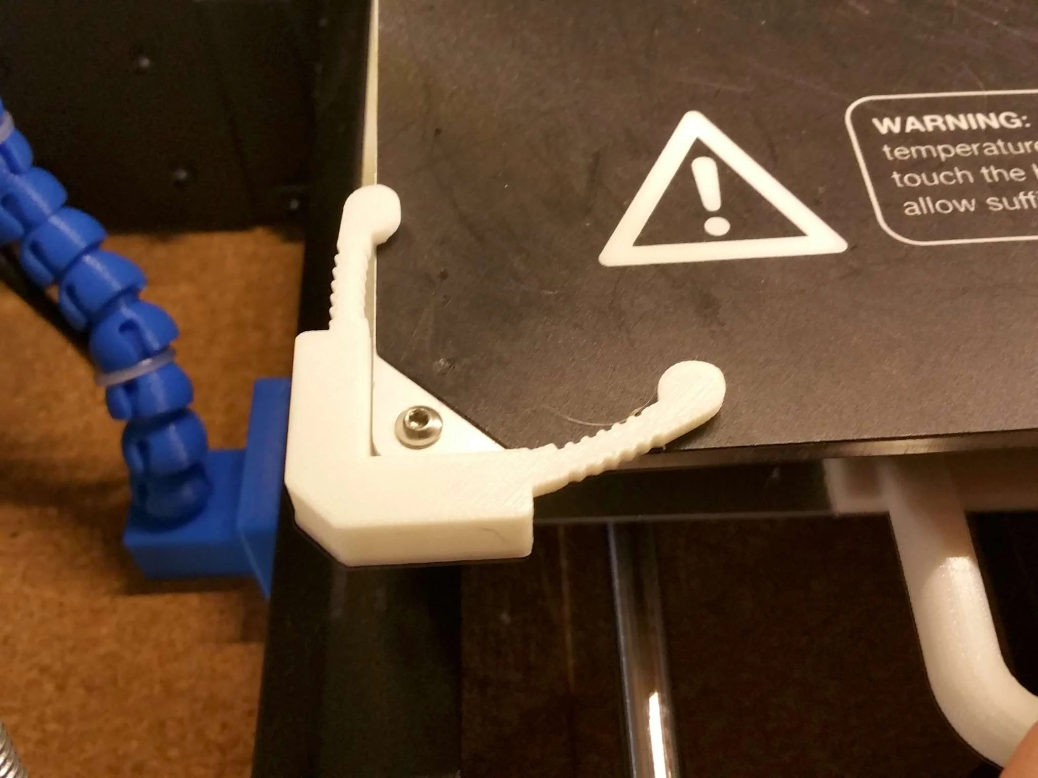 3mm glass corner clamps for Wanhao Di3 / Monoprice Maker Select v2.1