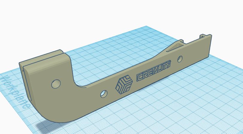 CR6-SE ribbon cable support w/logo  re-mix