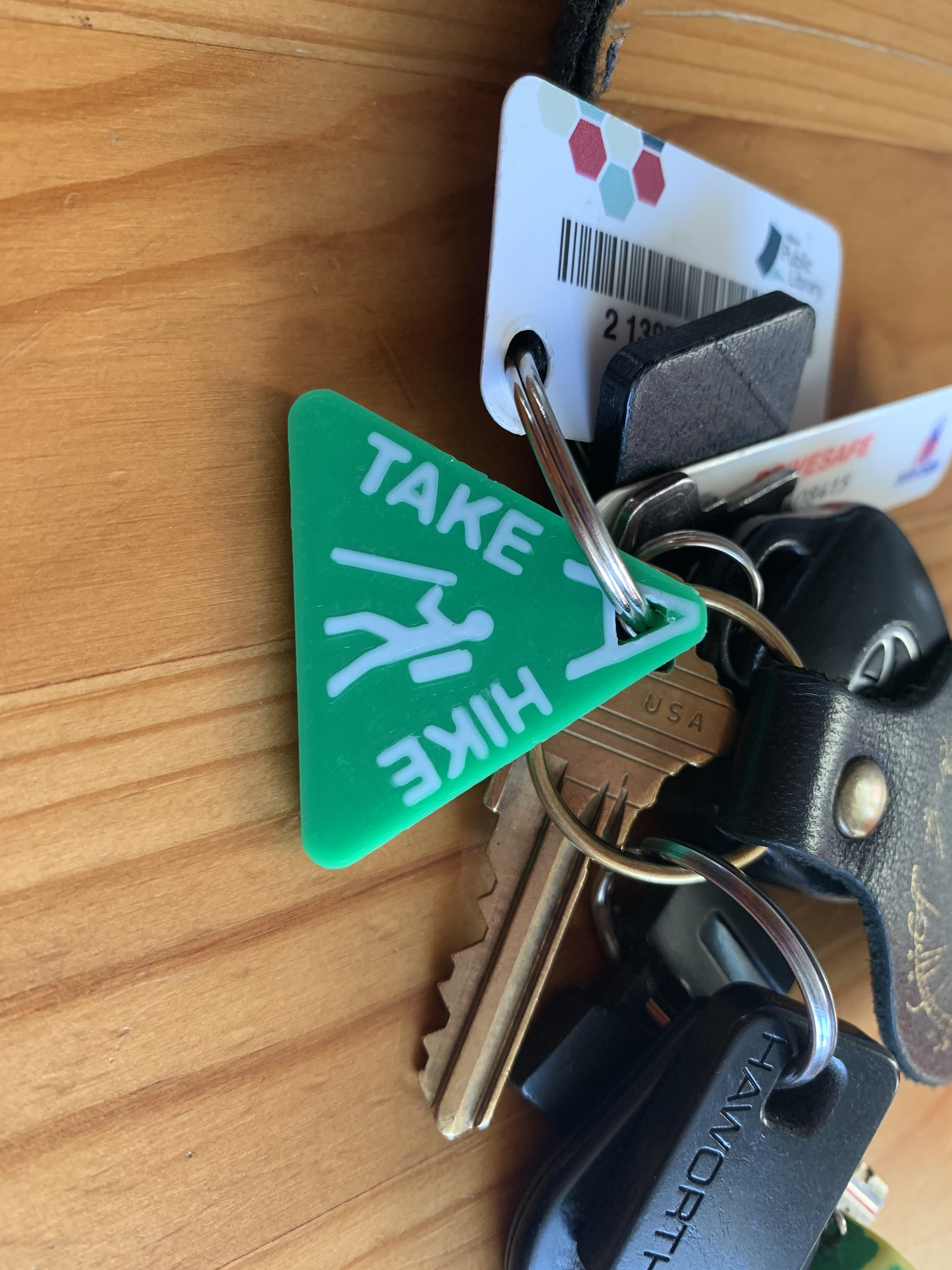 Take A Hike Keychain
