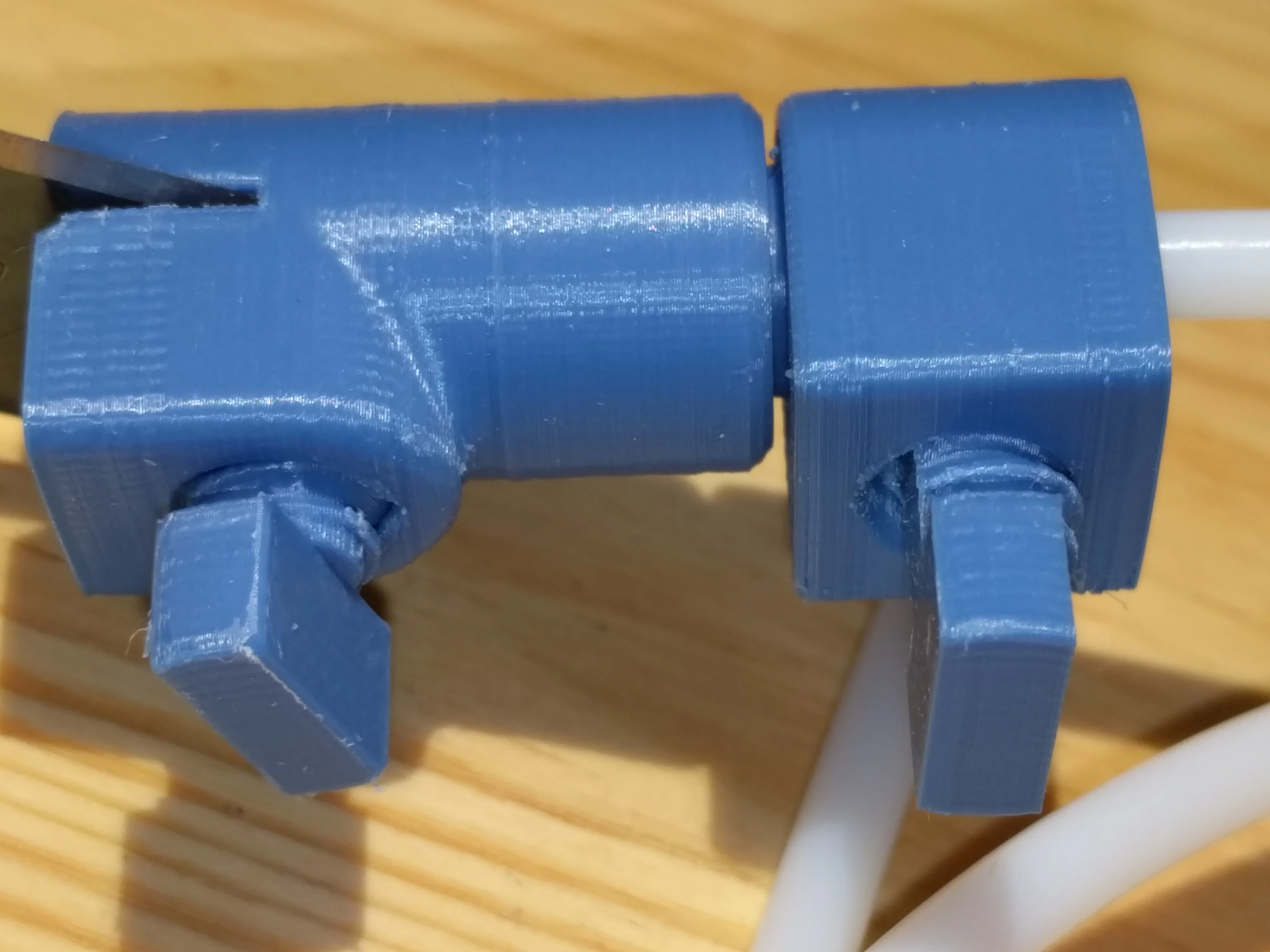 PTFE tube 60° inner bevel jig for 4mm OD 2mm ID tubes