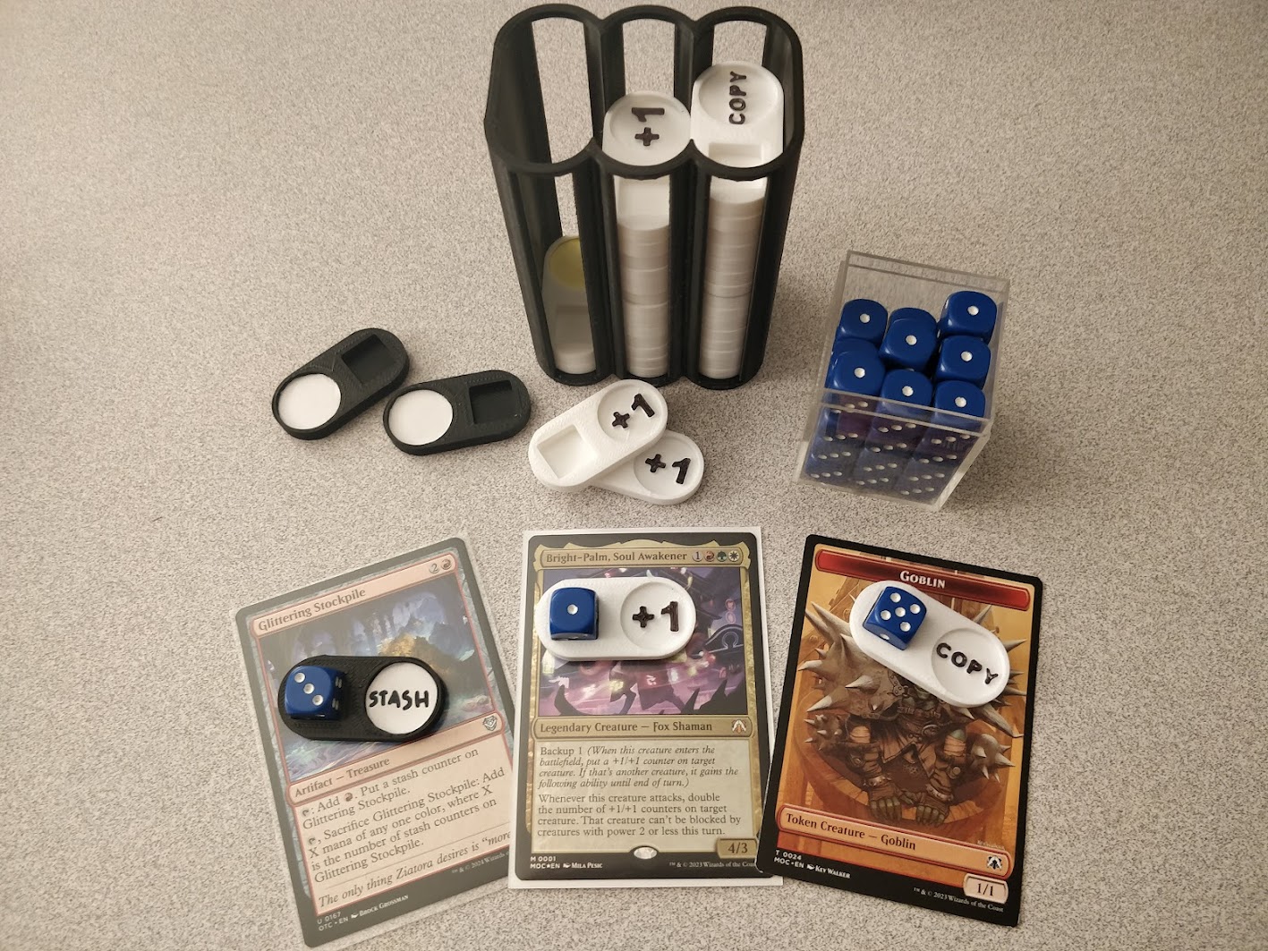 Magic The Gathering MTG Counter Labels