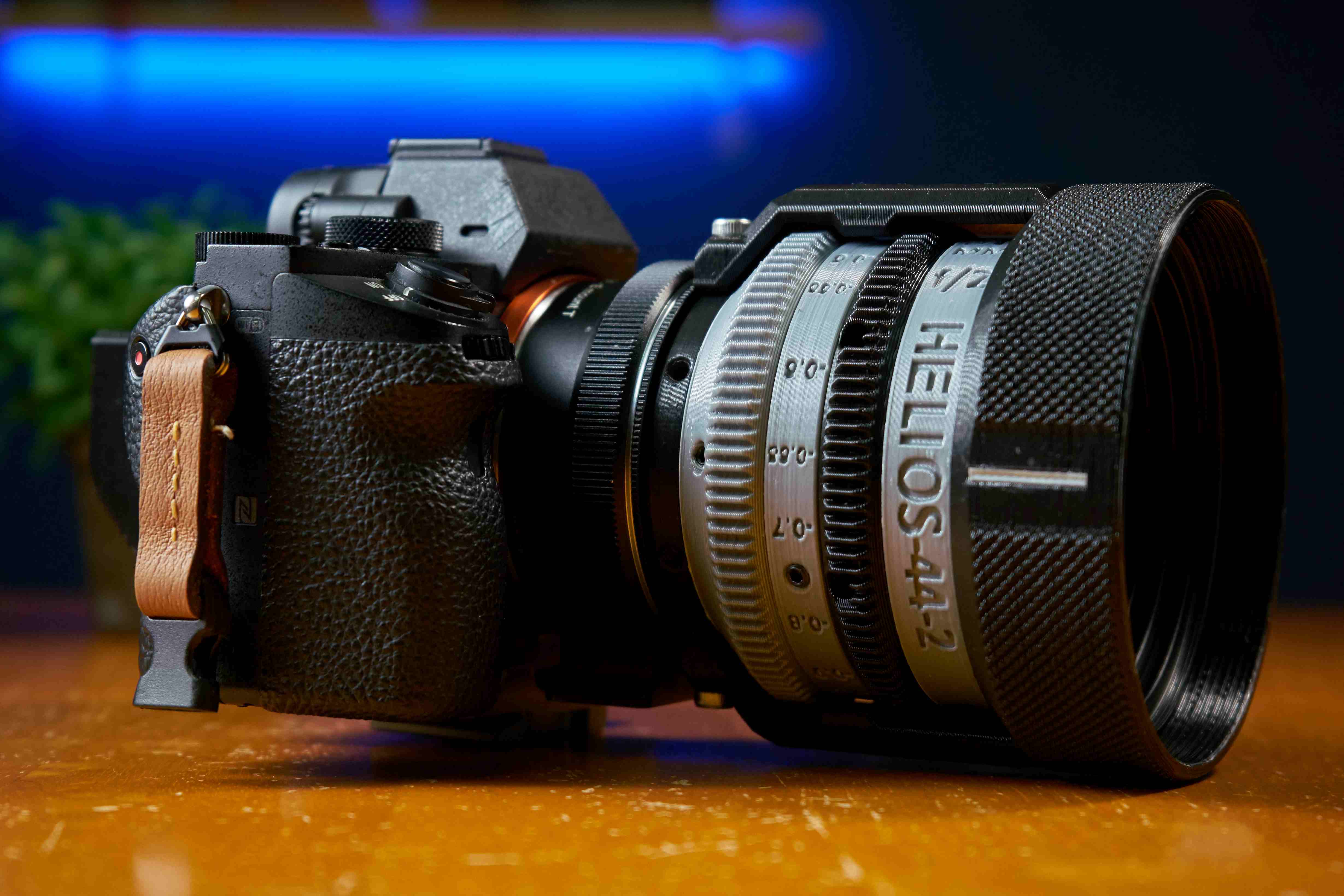 Helios-44-2 58mm f/2 Vintage Lens Rehousing EF mount Conversion & Compact version
