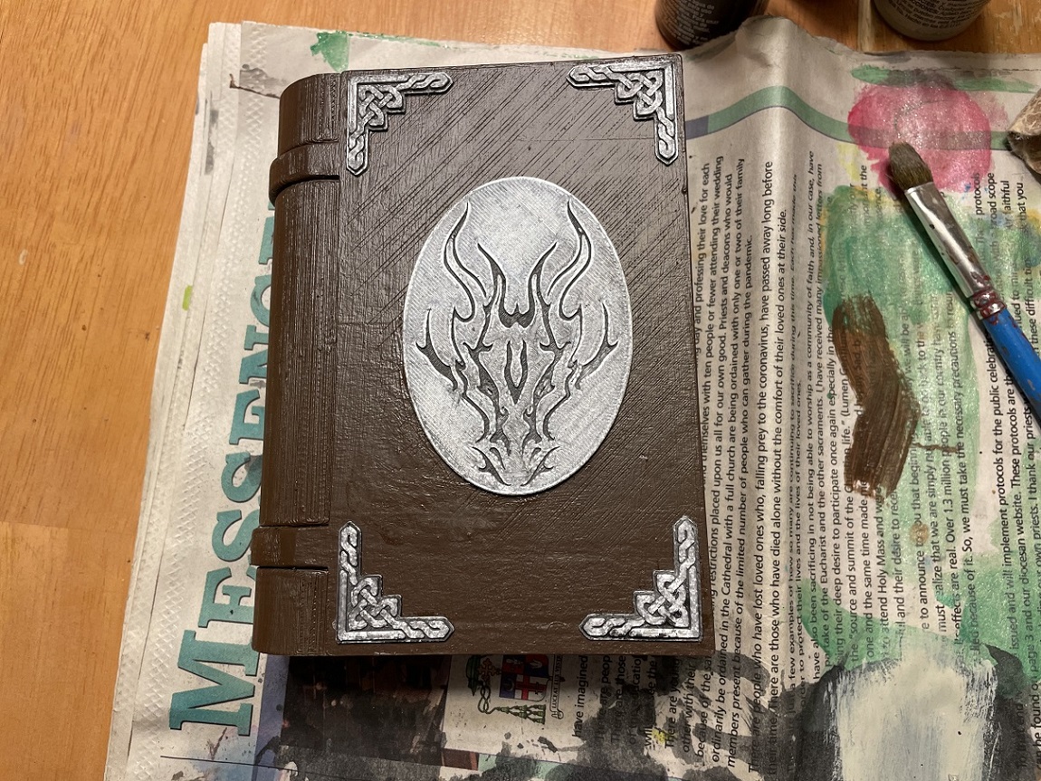 Spellbook - Dice box, gaming bits container, etc.