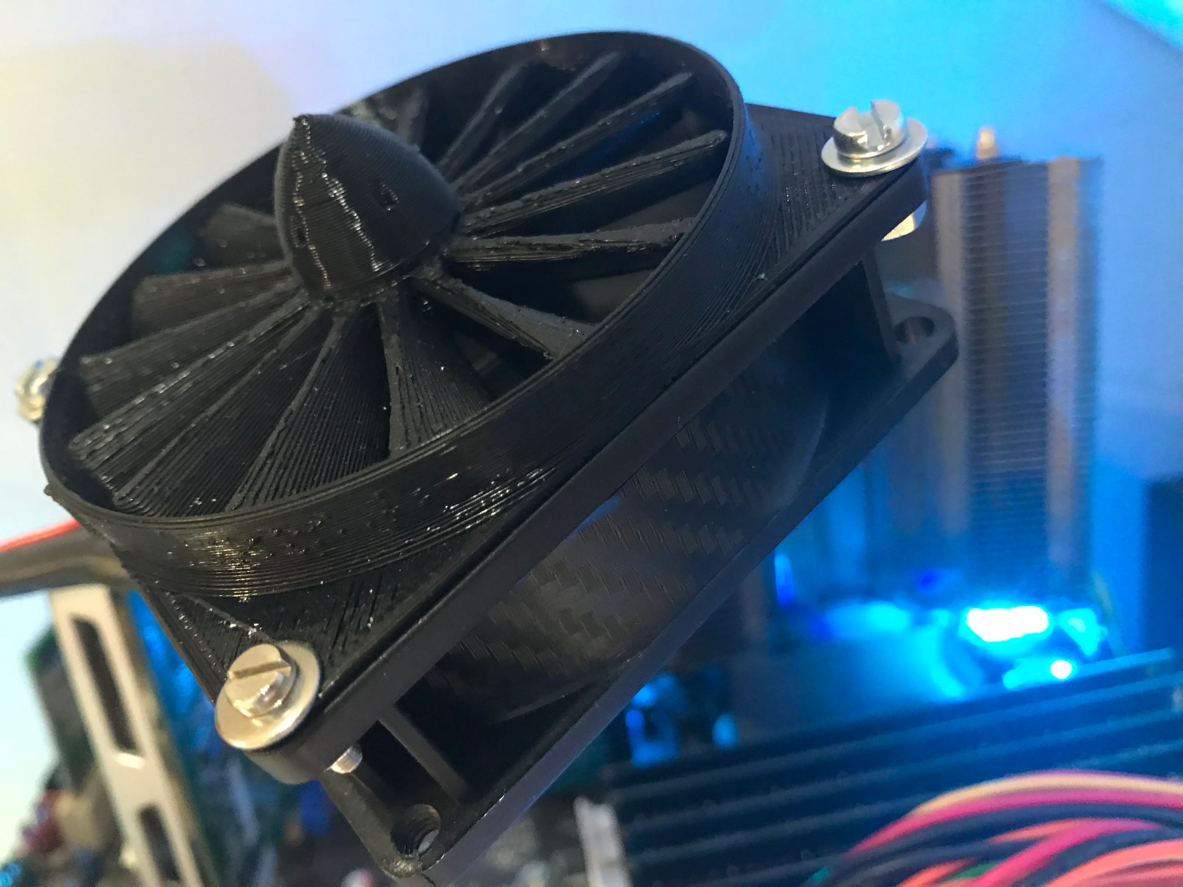 Jet Engine style 80mm fan cover