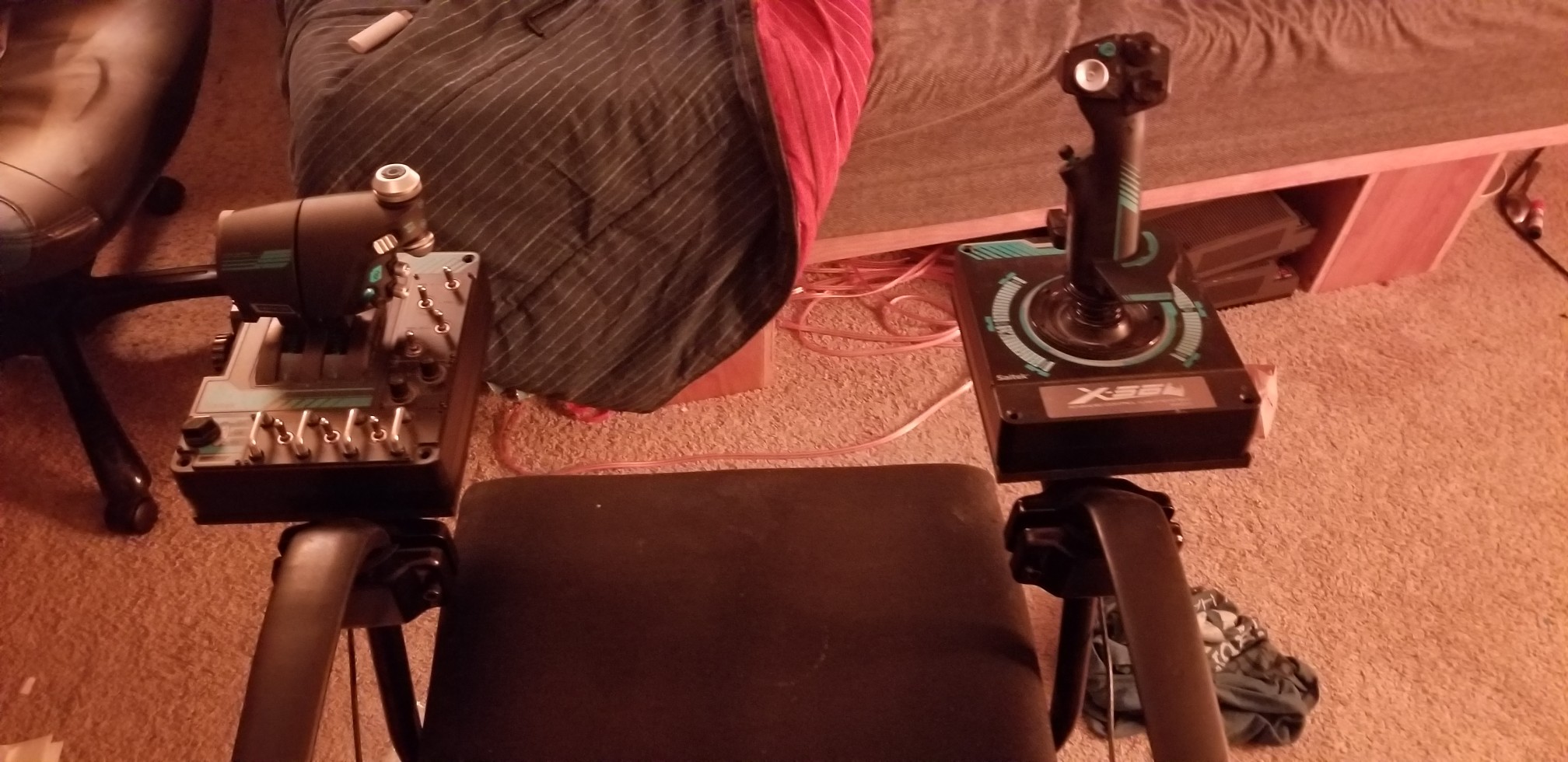 Saitek X55/X56 VESA mount plate