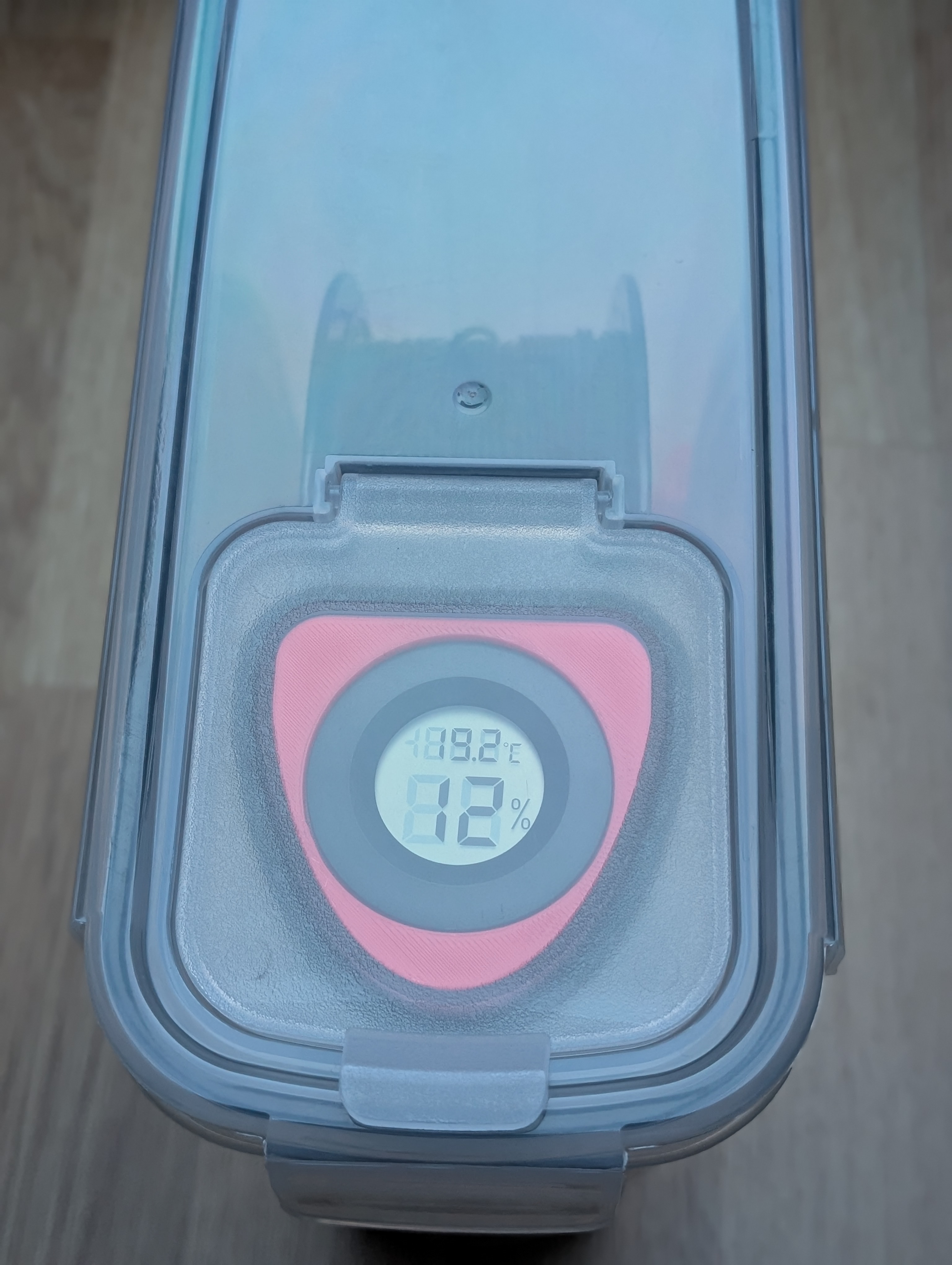 Cereal Box "Kichly" insert for round Hygrometer