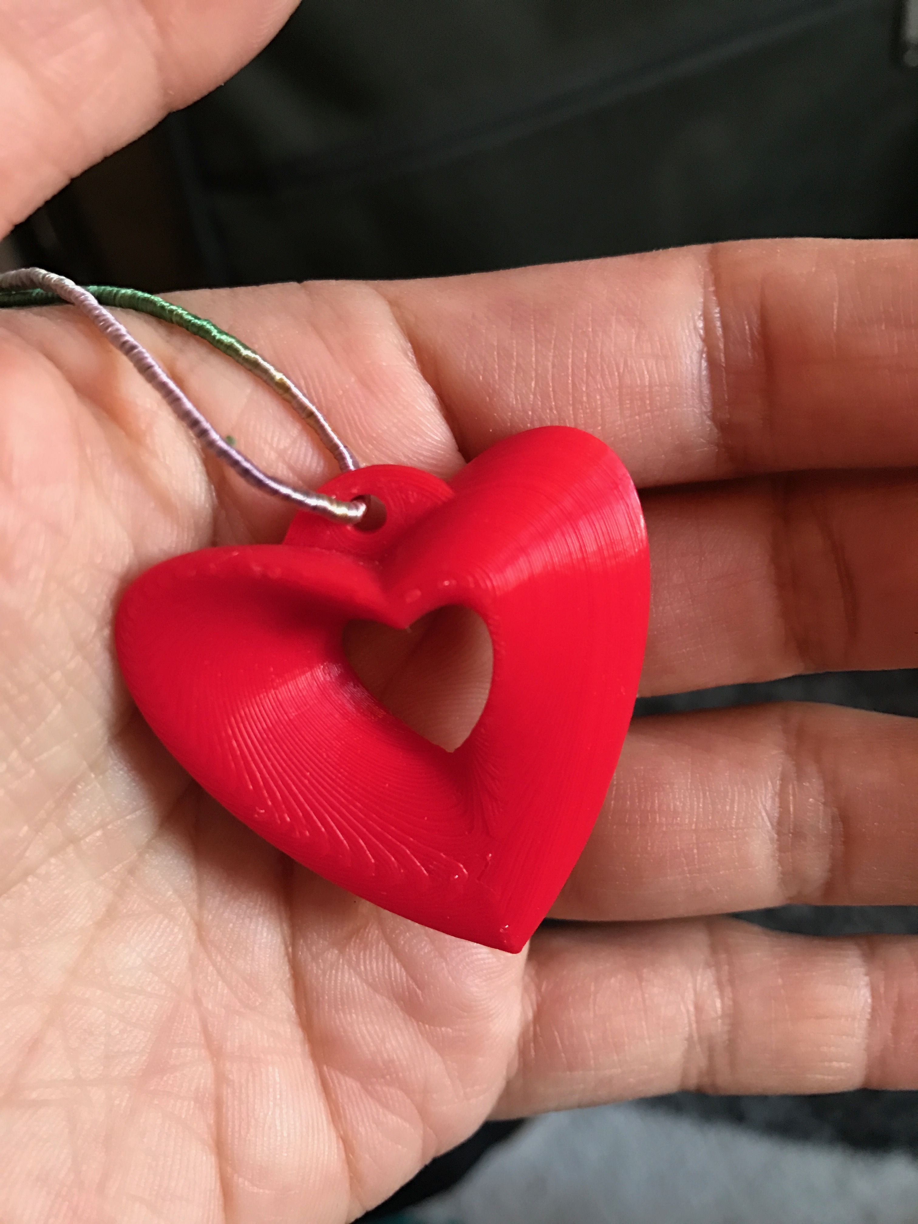Mobius Heart Necklace