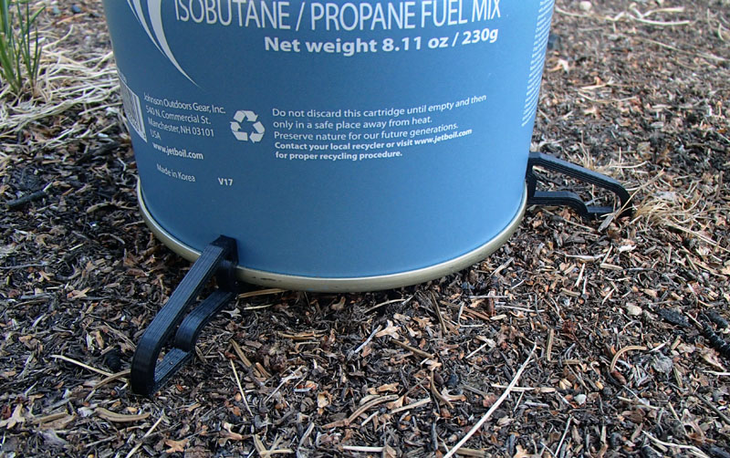 Parametric Fuel Canister Support Legs