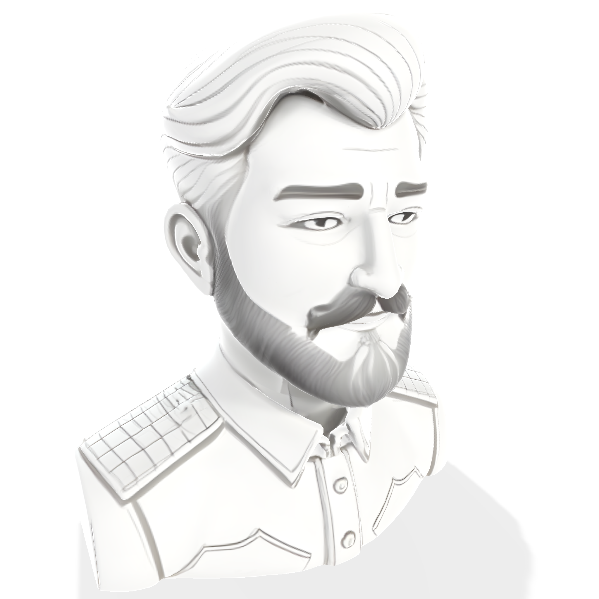 Gentleman Commander Bust