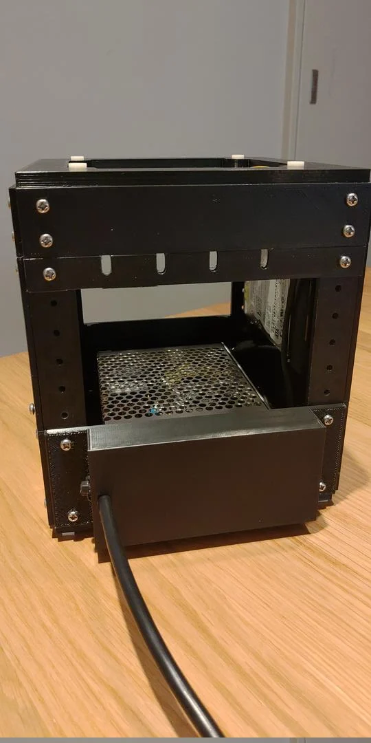 6 inch rack Meanwell RS-75-5 PSU blade rear cover