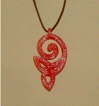 Triquetra & Spiral Pendant