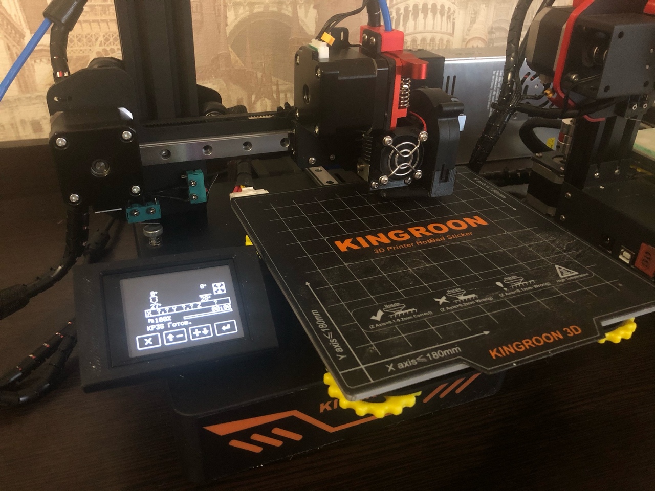 Kingroon KP3S Marlin lcd mount + TFT35