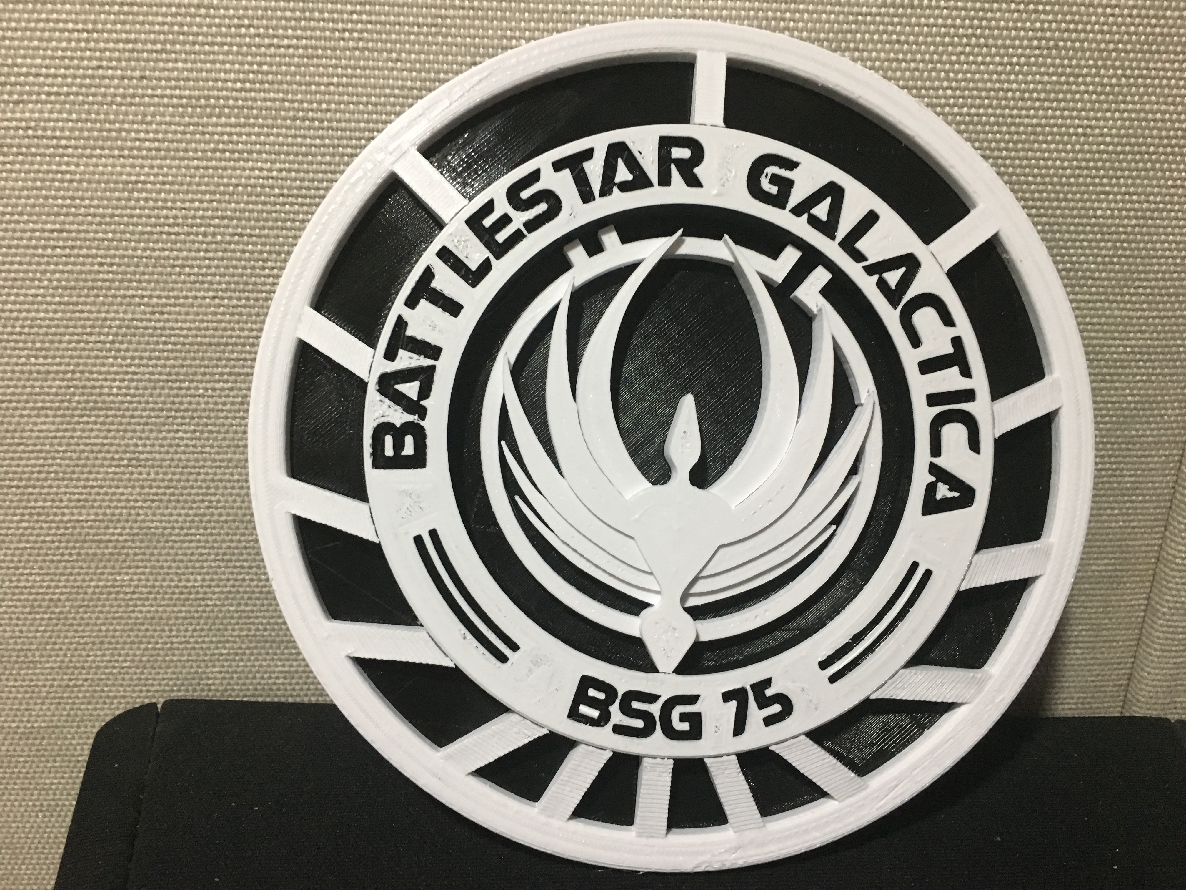 Battlestar Galactica medallion