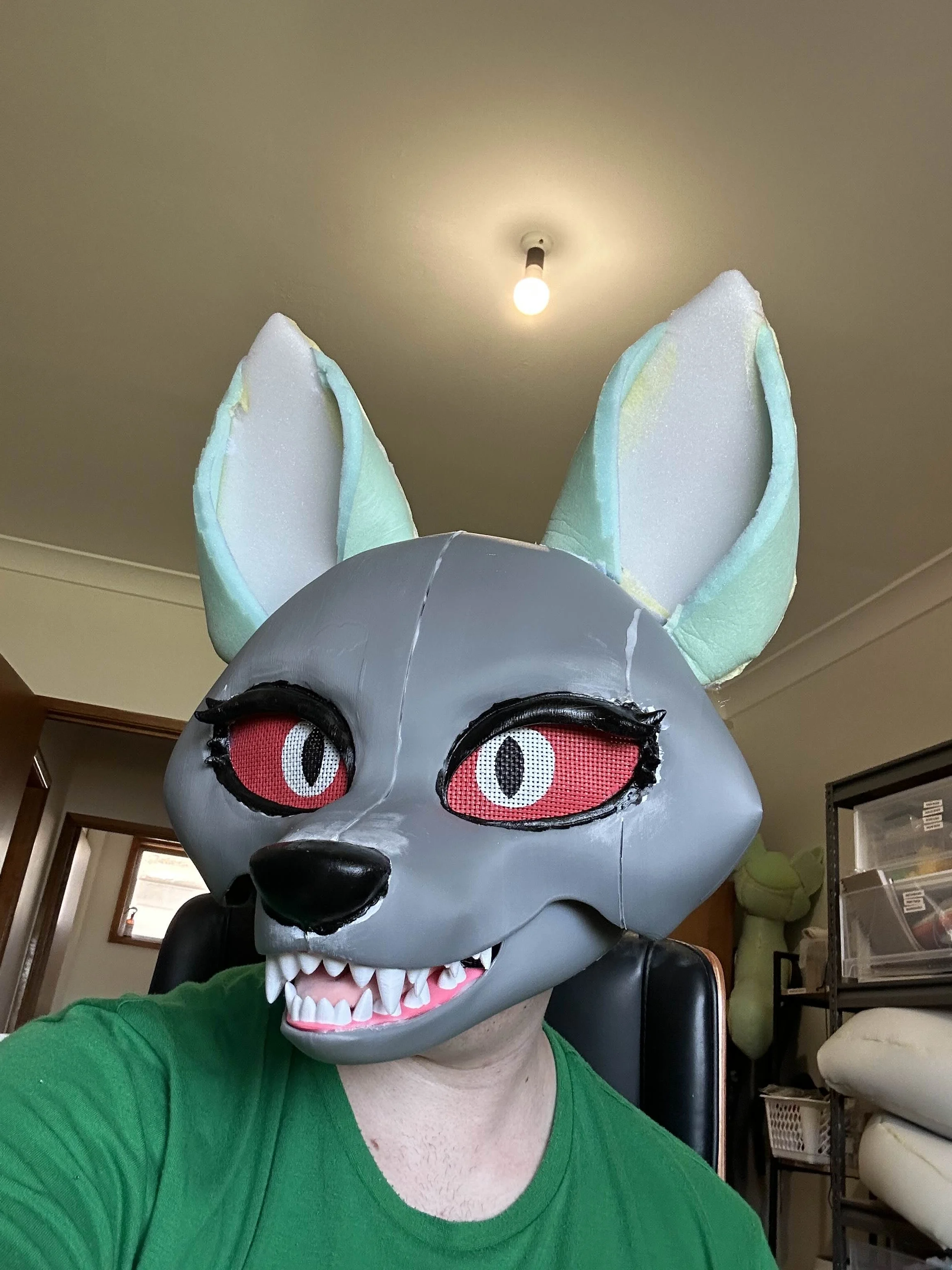 Loona From Helluvaboss / Feminine Fursuit Head Base (With Moving Jaw!)