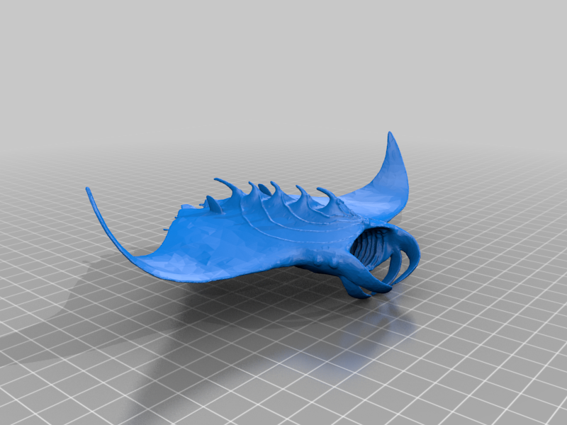 Manta Ray Sea Monster Leviathan Creature