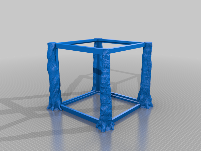 Jumping Spider Terrarium (wooden pillars)