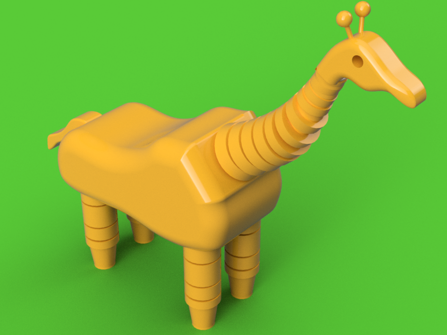 Le Fab Inspired Giraffe