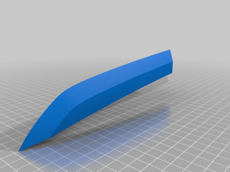 Rengoku blade sliced in 4 pieces