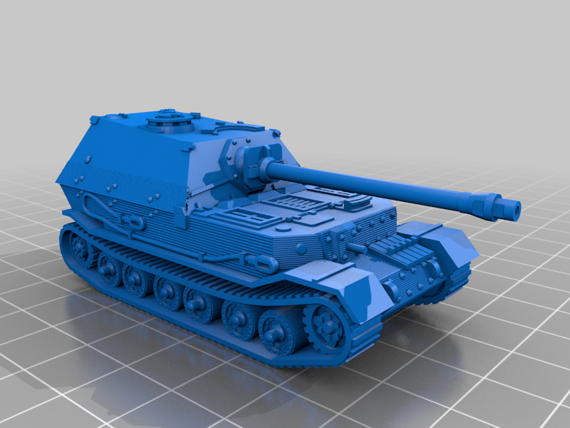 Elefant zimmerit flames of war