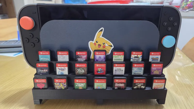 Nintendo Switch2 cartridge holder & bottom vent