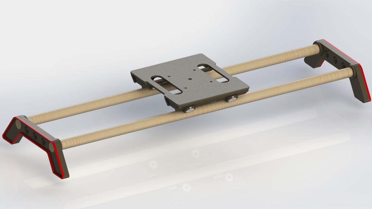 Laser Cut Camera Slider Dolly