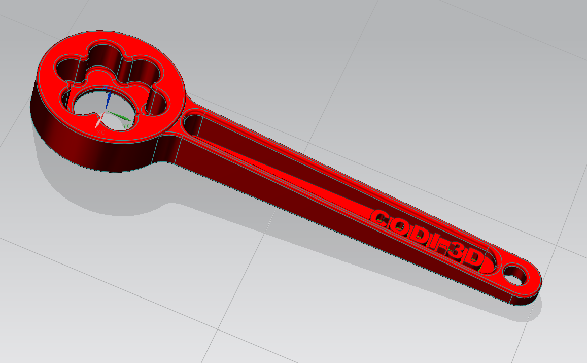 CHIAVE DI SERRAGGIO PER Manopola M5 - TIGHTENING KEY FOR Knob M5