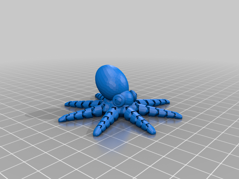 Octopus Keychain