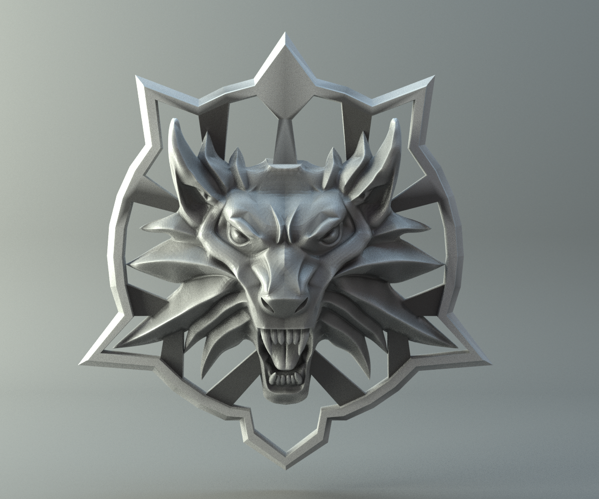 Medallion - Witcher Wolf - Last wish