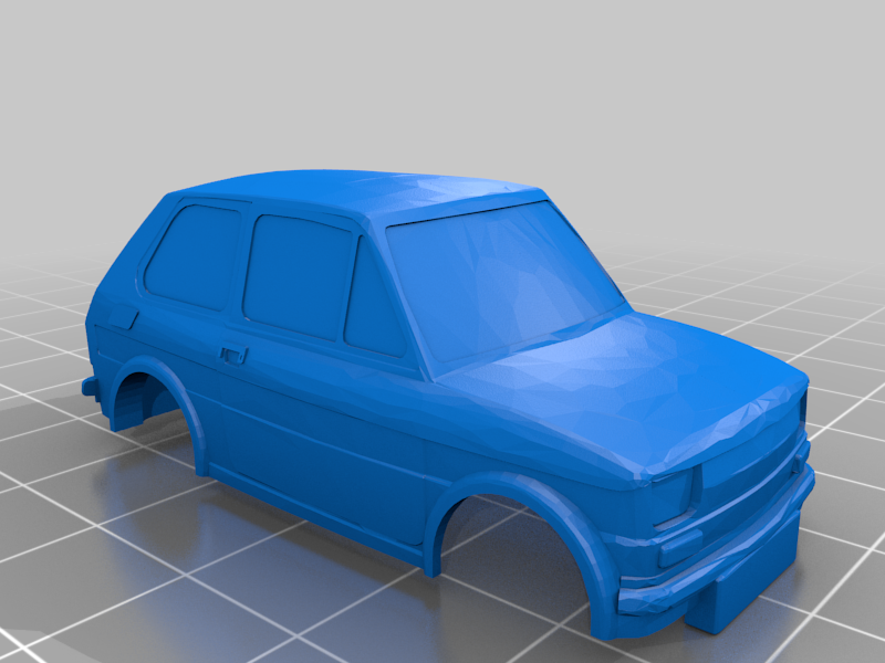 Fiat 126p aka Maluch - Turbo Racing Body Shell 1:76 Gen1 (READ DESCRIPTION)