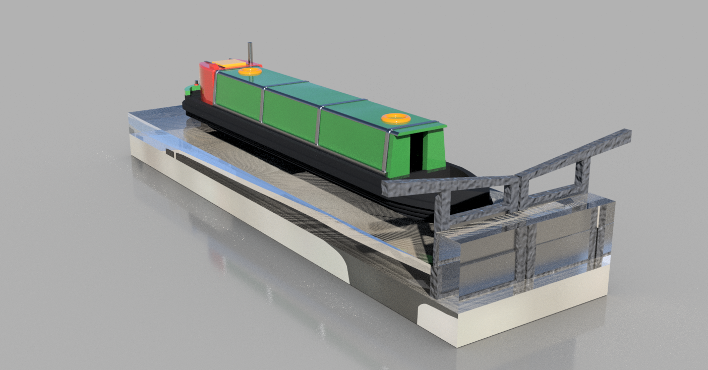 Venice of the North: Narrow Boat & Lock