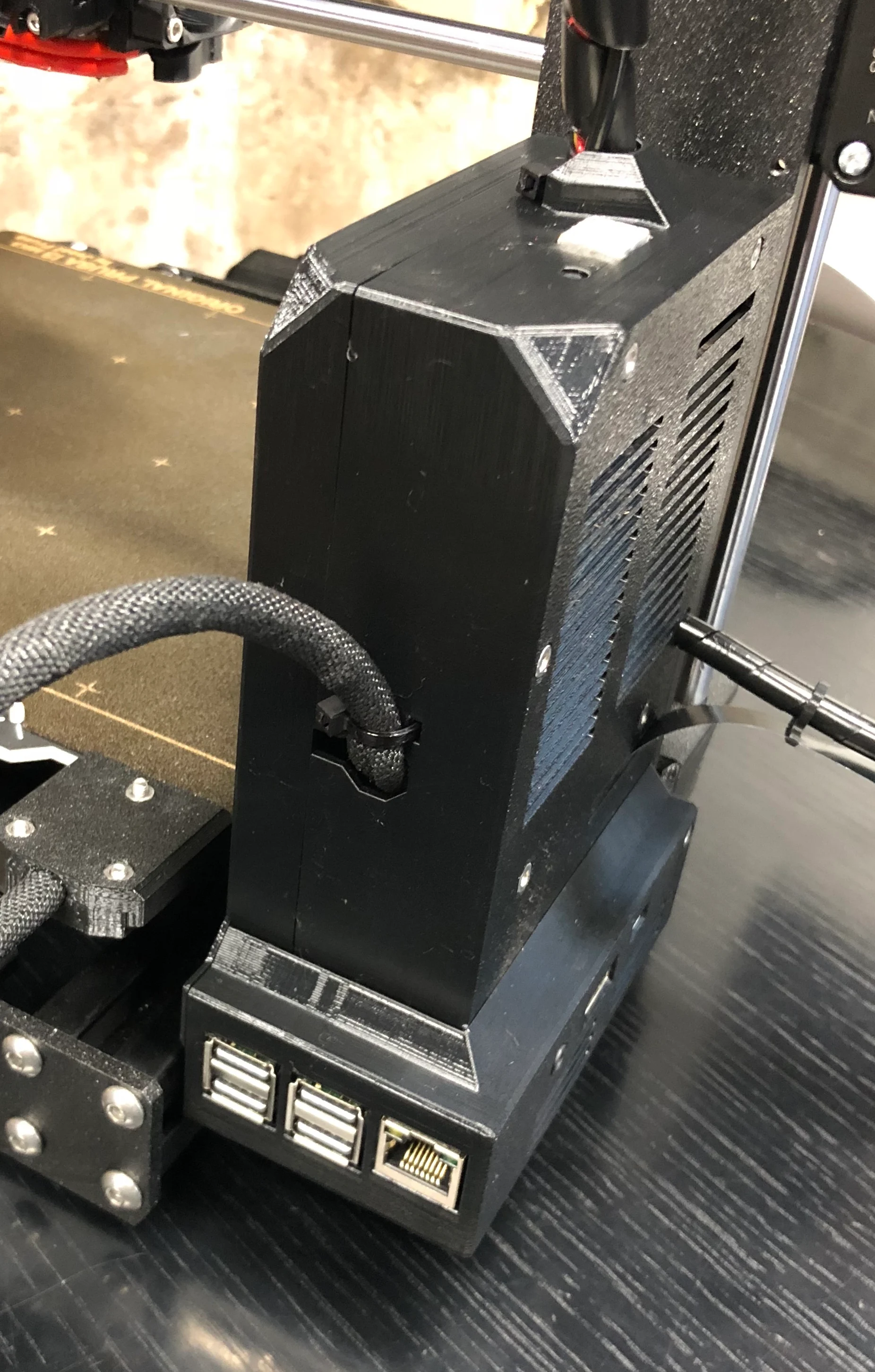 Prusa I3 MK3 OctoPrint Raspberry Pi 3+ Einsy Case