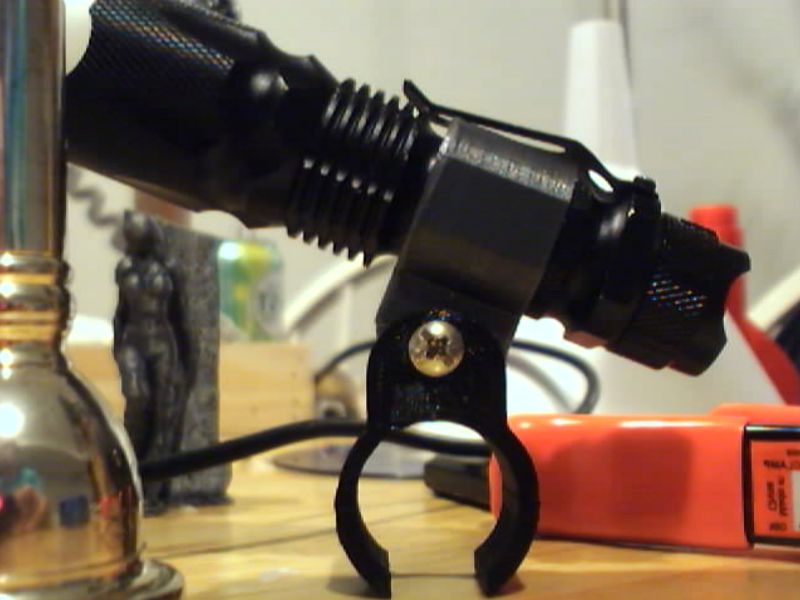 J5 Tactical Flashlight bike mount