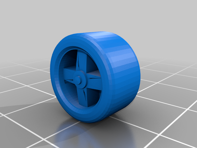 Hot Wheels scale 4 spoke JDM Wheel