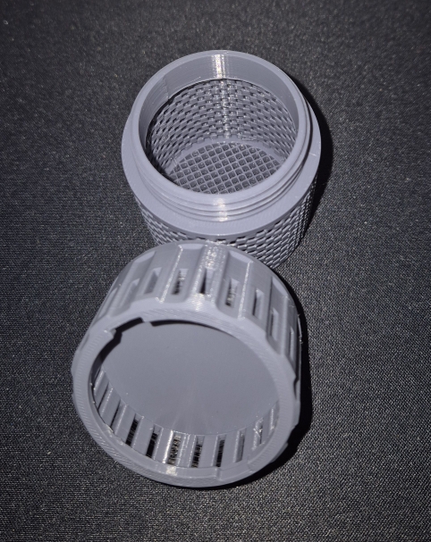 Desiccant Canister with separated Hydrometer air intakes.