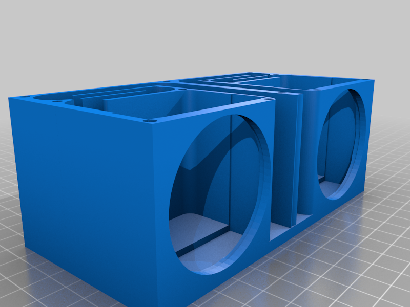2 inch dual mini sub woofer box