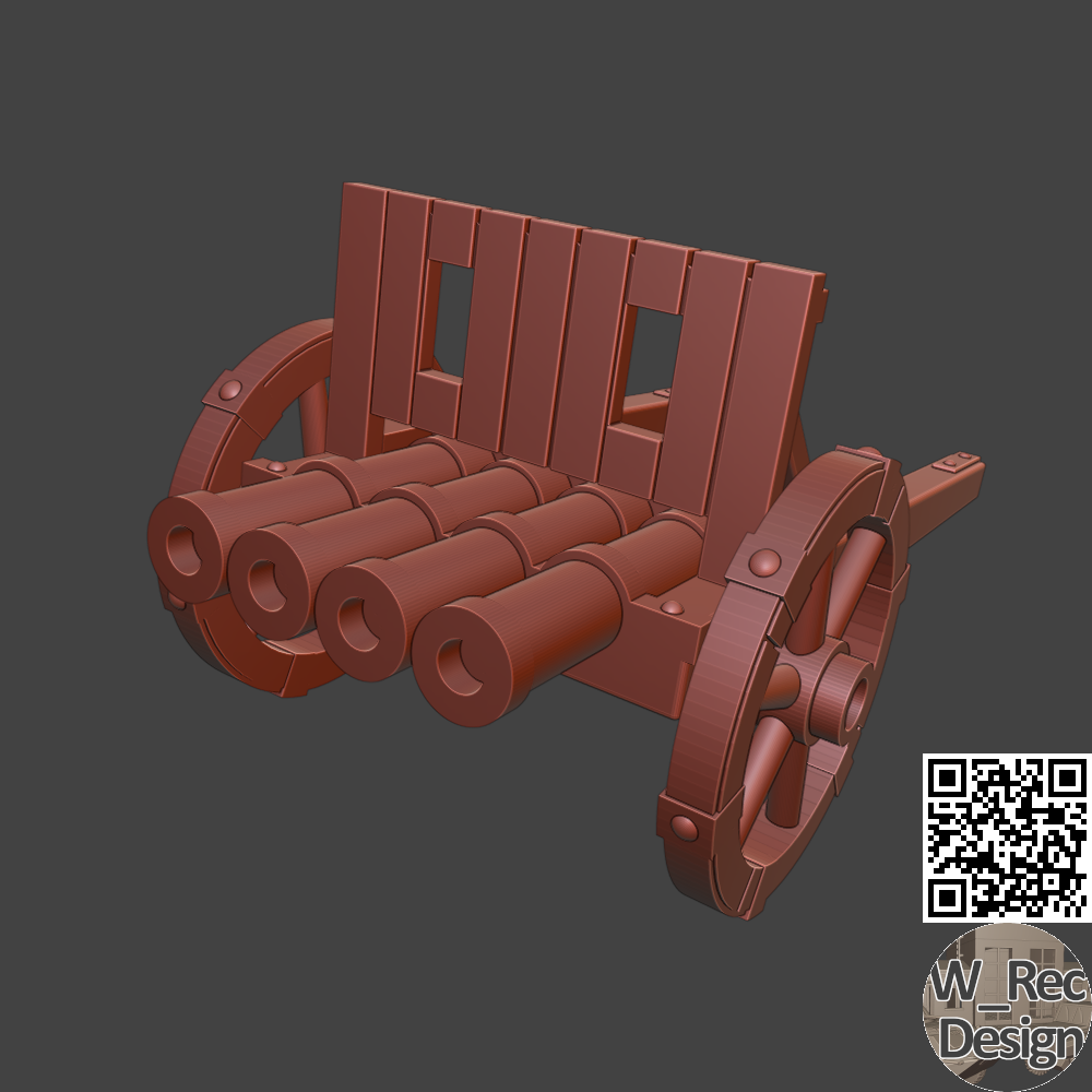 Medieval Organ Gun / Ribauldequin