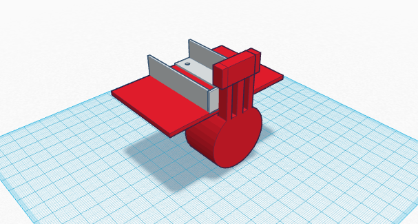 CNC Gimbal Tricopter Mount