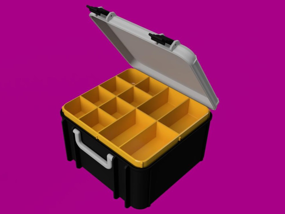 Tool Box Big mit 12 zusätzlichen Einsätzen