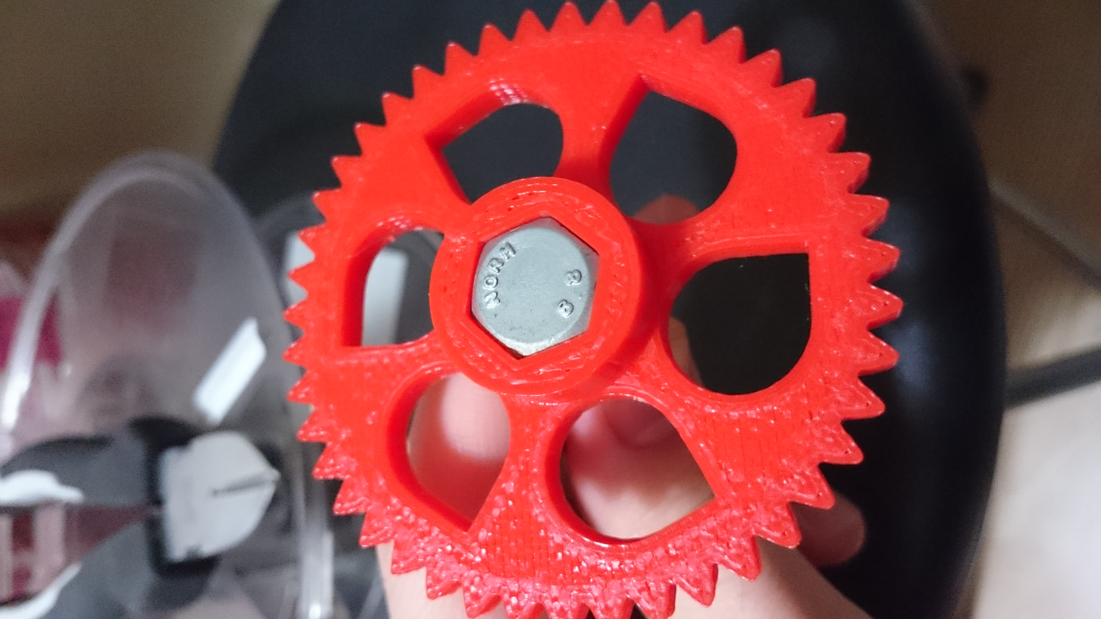 Prusa I3 Rework Extruder Big Gear for "Hobbed Bolt Fix"