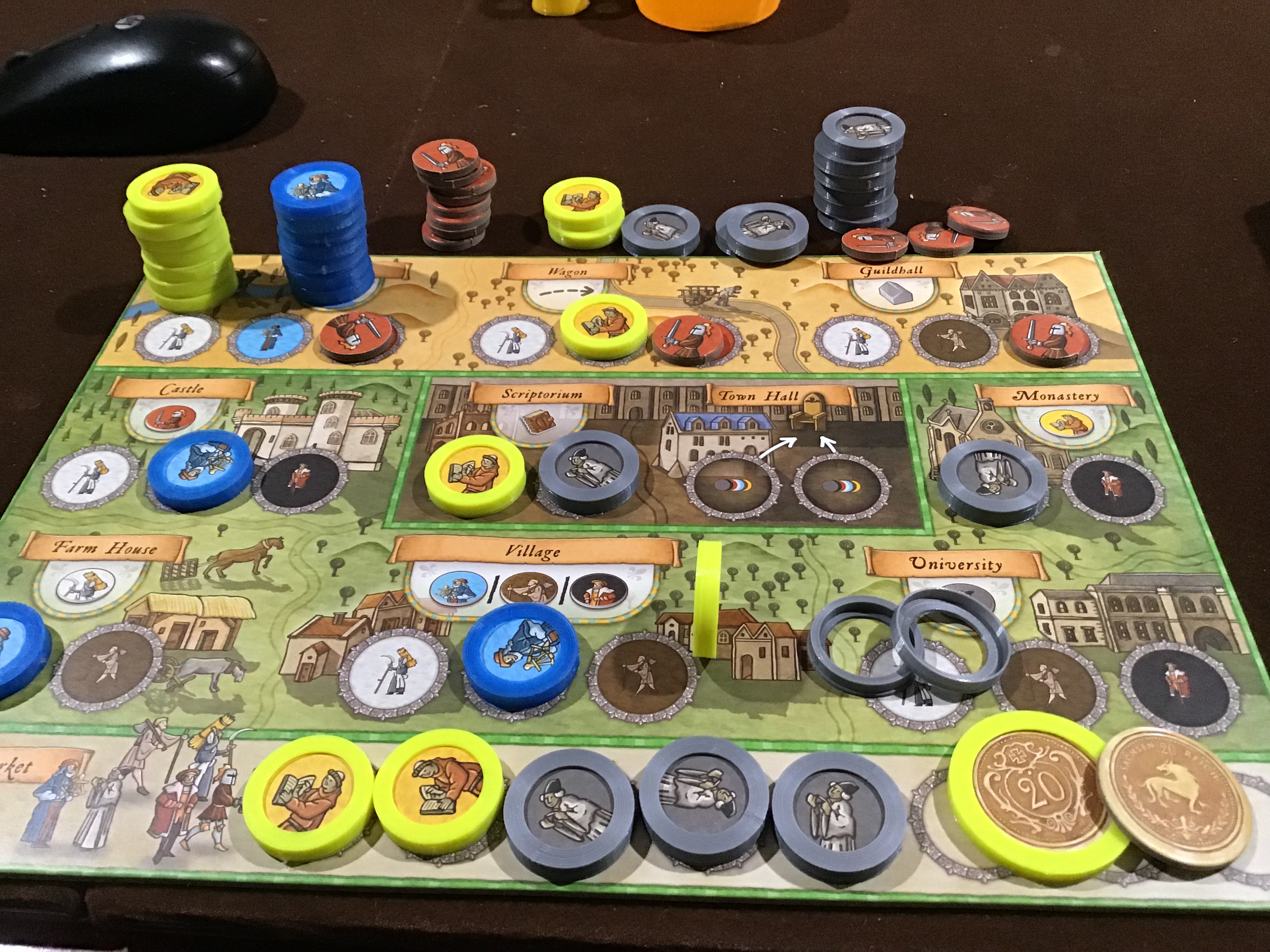 Parametric Token Capsules for Board Game Tokens - Orleans, Scythe, PnP, etc