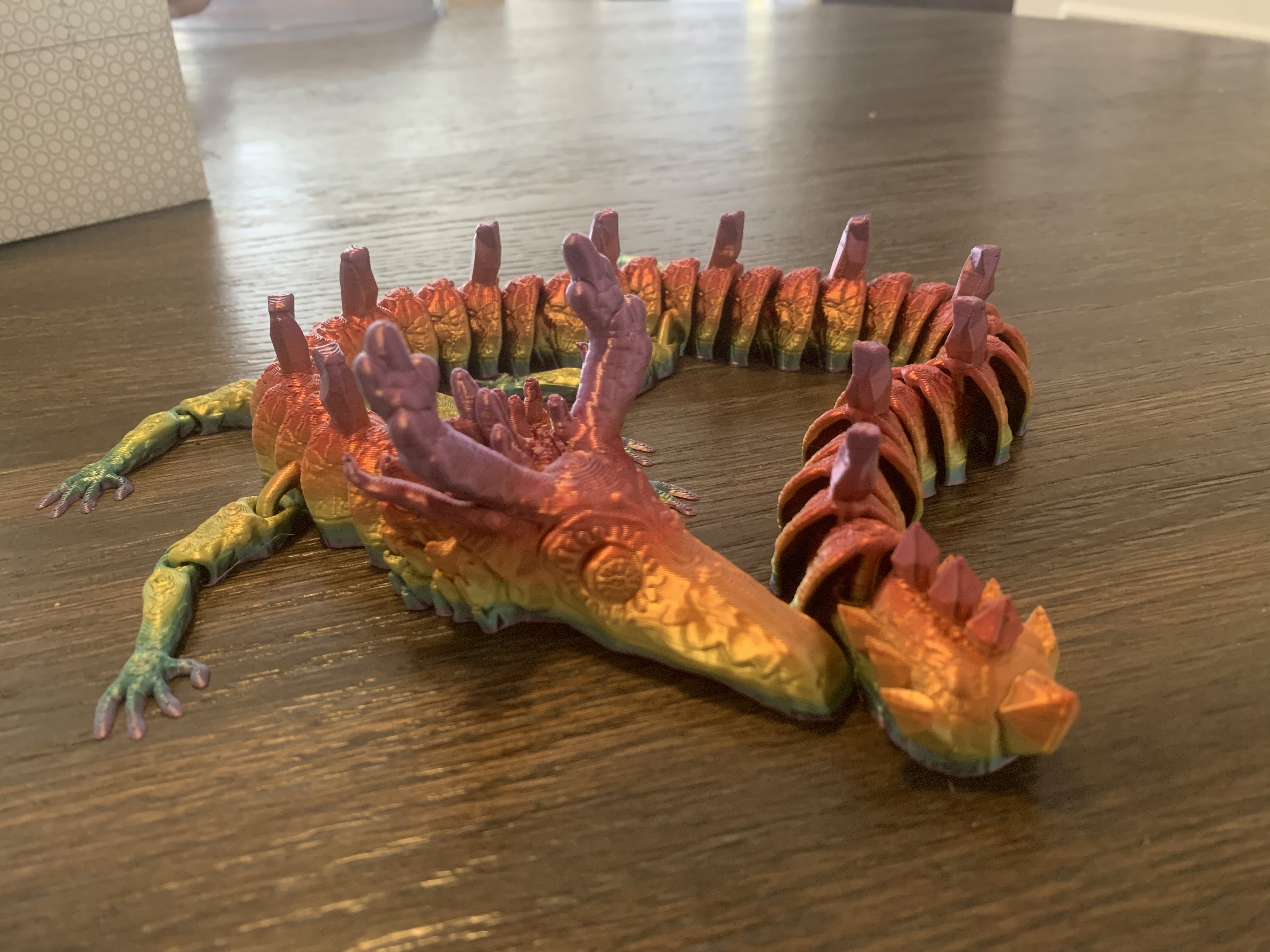 Articulated Light Dragon from The legend of zelda Tears of the Kingdom - Print In Place