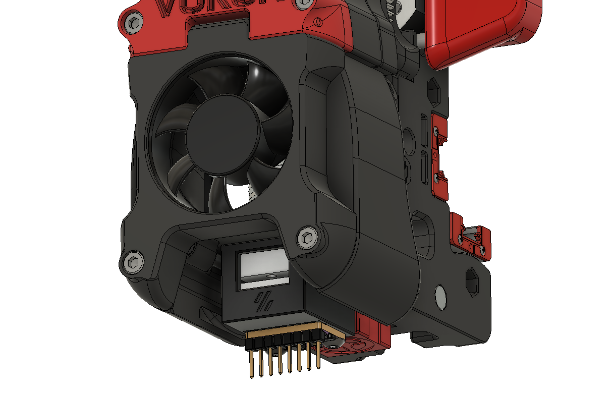 ADXL345 E3D V6 / DRAGON Nozzle Mount (not only for Voron Afterburner)