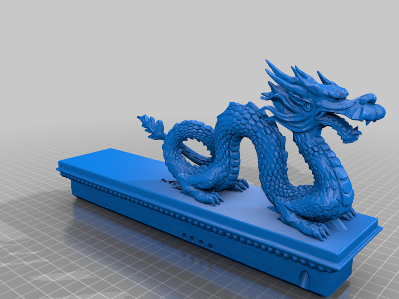 Smoking Dragon Incense Holder / Chamber - Remix